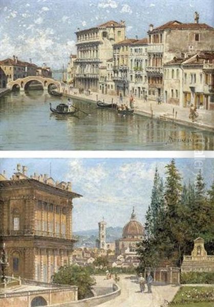 Ponte Dei Tre Archi, Cannaregio Oil Painting by Antonietta Brandeis