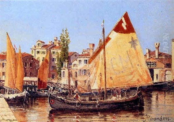 Fishing Boats, Venice by Antonietta Brandeis