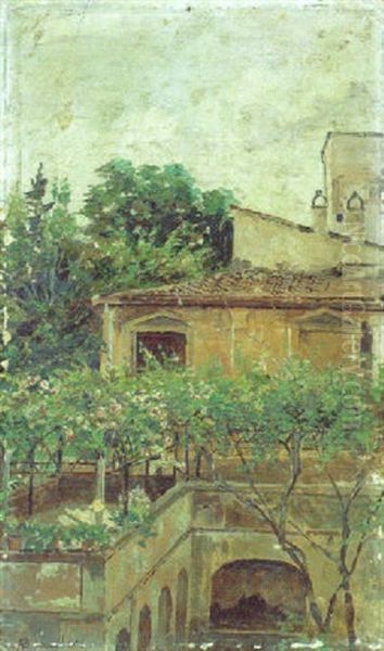 La Pergola Oil Painting by Antonietta Brandeis