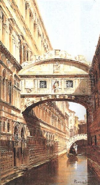 Il Ponte Dei Sospiri Oil Painting by Antonietta Brandeis