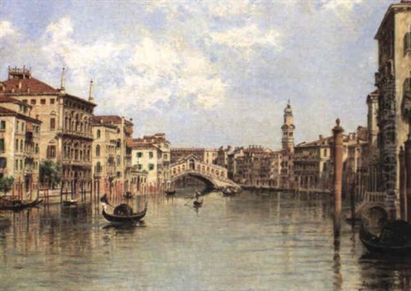 The Grand Canal, Venice Oil Painting by Antonietta Brandeis