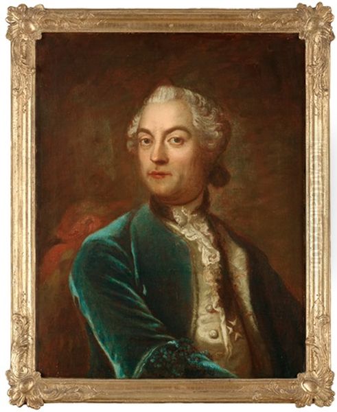 Greve Nils Adam Bielke (1724-1792) Oil Painting by Fredrik Brander