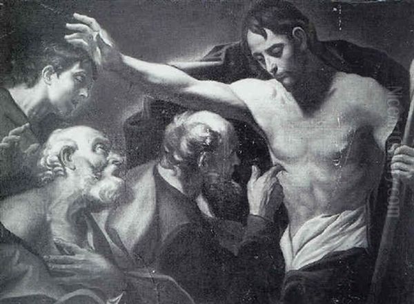 L'incredulite De Saint Thomas Oil Painting by Giacinto Brandi