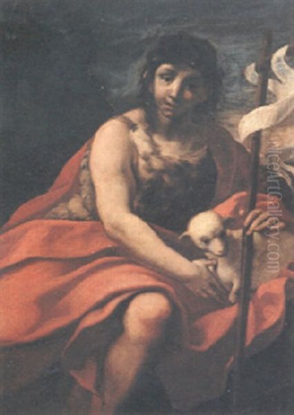 San Giovanni Battista Oil Painting by Giacinto Brandi