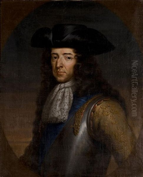 Portrait De Guillaume Iii D'orange-nassau by Jan-Henrik Brandon