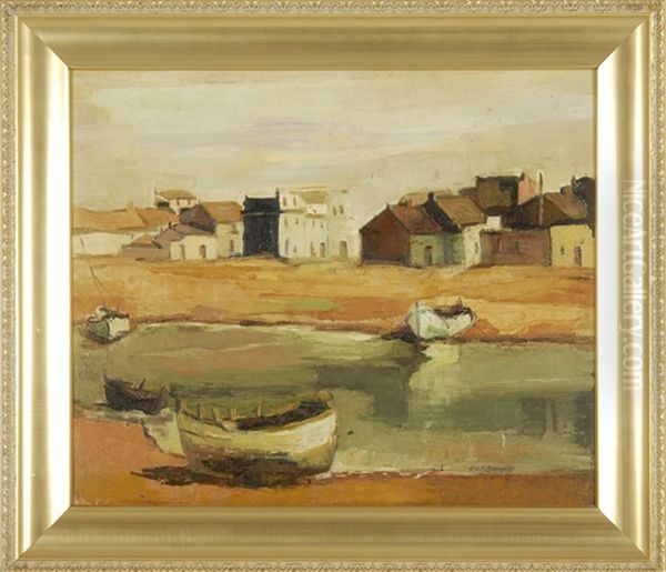 Coastal Scene Oil Painting by George Kennedy Brandriff