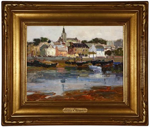 Treboul, France Oil Painting by George Kennedy Brandriff