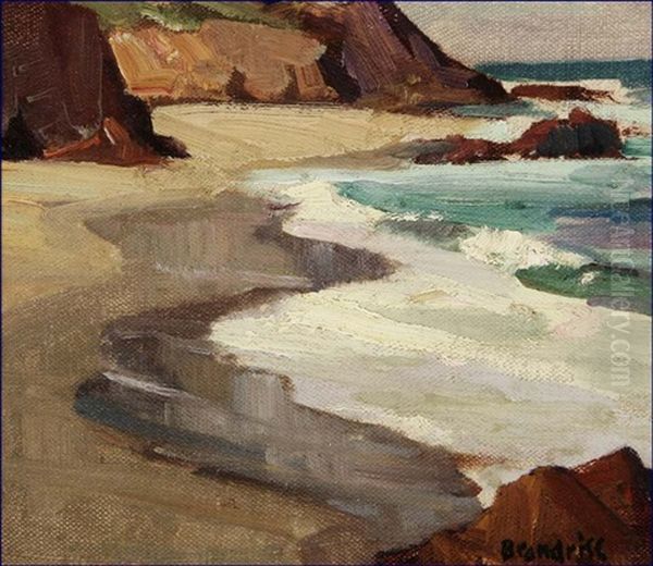 Laguna Beach Coastal Oil Painting by George Kennedy Brandriff