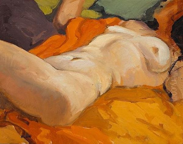 A Nude Oil Painting by George Kennedy Brandriff