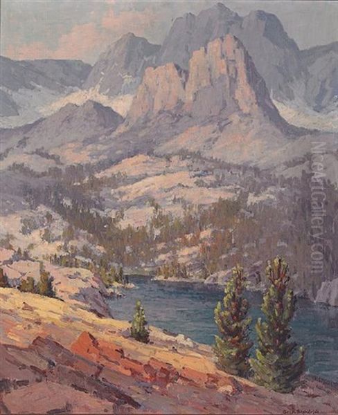 Granite Slopes Oil Painting by George Kennedy Brandriff