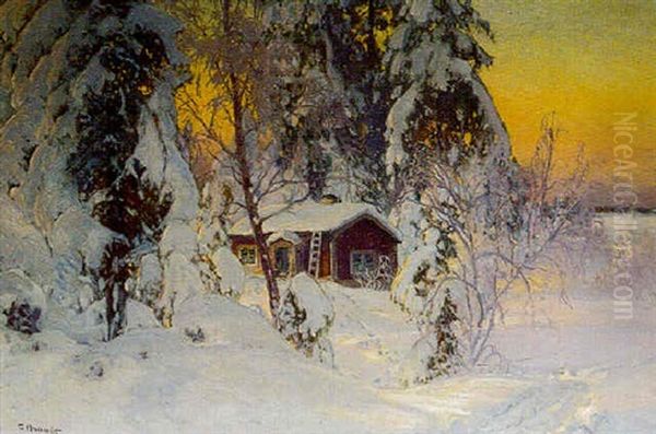 A Hut In A Winter Landscape









A Hut In A Winter Landscape Oil Painting by Carl Brandt