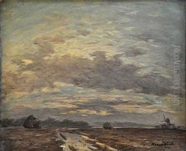 Paysage Picart Oil Painting by Louis Braquaval