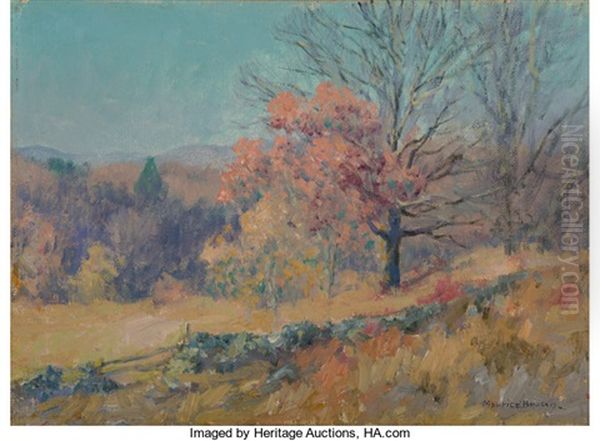 Autumn Sketch Oil Painting by Maurice Braun