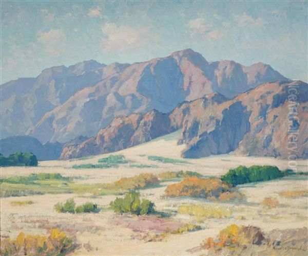 Desert Near Indio, California Oil Painting by Maurice Braun