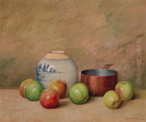 Apples Oil Painting by Maurice Braun