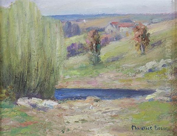 Pond By The Ranch Oil Painting by Maurice Braun