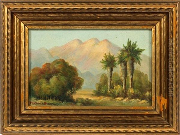 Mountainous Landscape San Diego County Oil Painting by Maurice Braun