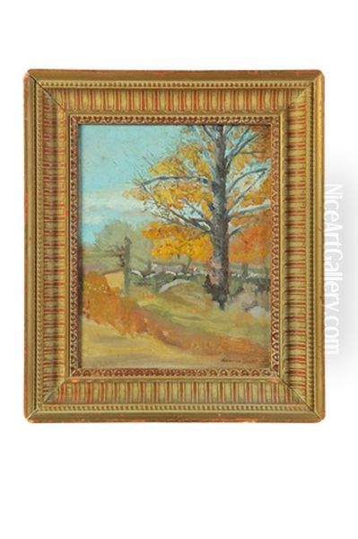 Fall Landscape Oil Painting by Maurice Braun