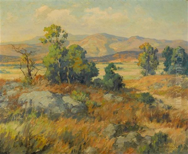 The Hillside Oil Painting by Maurice Braun