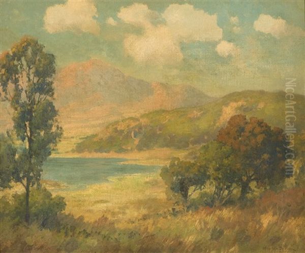 Lake Hodges, California Oil Painting by Maurice Braun