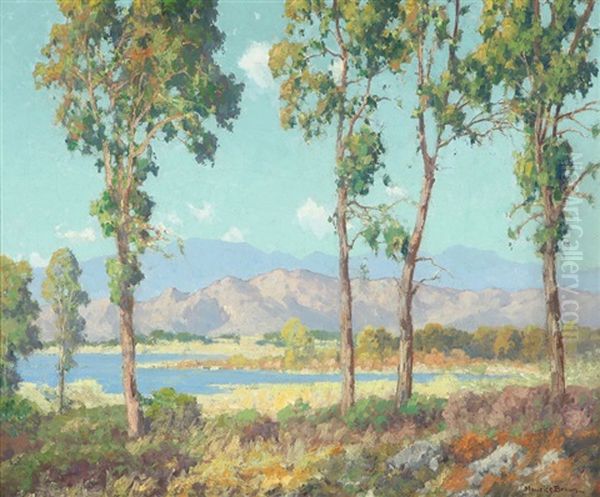 Eucalyptus, Southern California Landscape Oil Painting by Maurice Braun