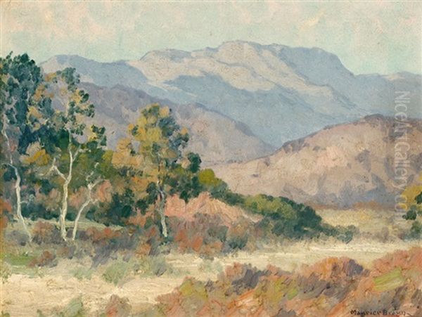 In The Mountains, California Landscape Oil Painting by Maurice Braun