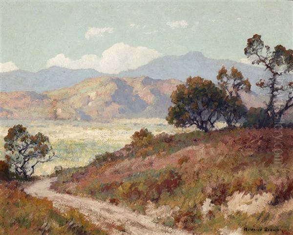 Southern California Landscape Oil Painting by Maurice Braun