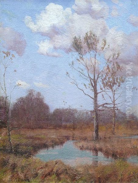 Morning On The Marshes Oil Painting by Maurice Braun