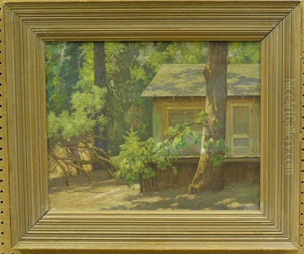 Cottage In The Woods - Cuyamaca, California Oil Painting by Maurice Braun