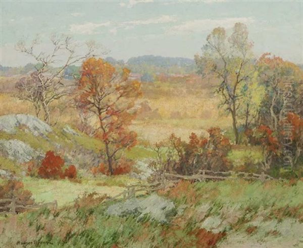 Autumn At Old Lyme Oil Painting by Maurice Braun