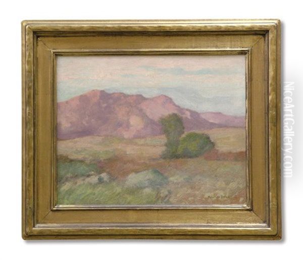 Caliornia Foothills Oil Painting by Maurice Braun