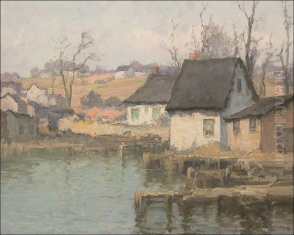 Autumn Day Oil Painting by Maurice Braun