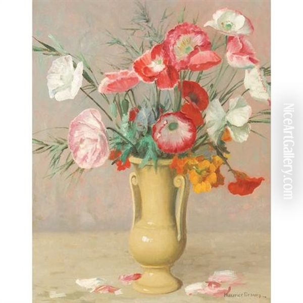 Shirley Poppies Oil Painting by Maurice Braun