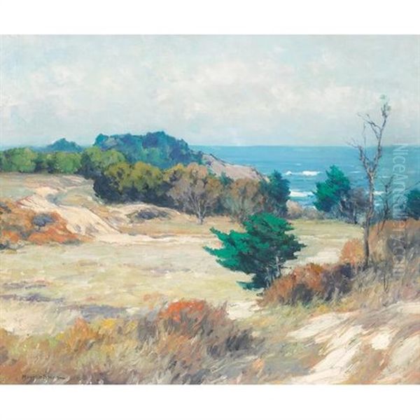 The Pacific At Point Loma Oil Painting by Maurice Braun