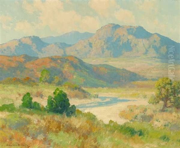 Riverbed Oil Painting by Maurice Braun