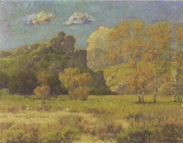 A California Landscape Oil Painting by Maurice Braun