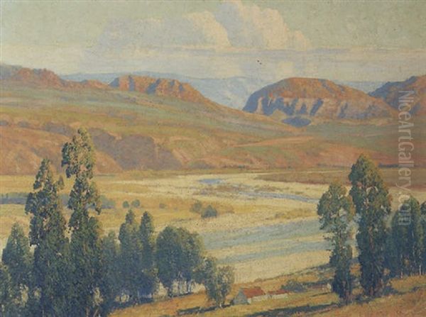 Mission Valley Oil Painting by Maurice Braun