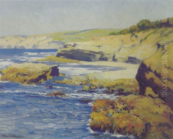 Along The Shore Oil Painting by Maurice Braun