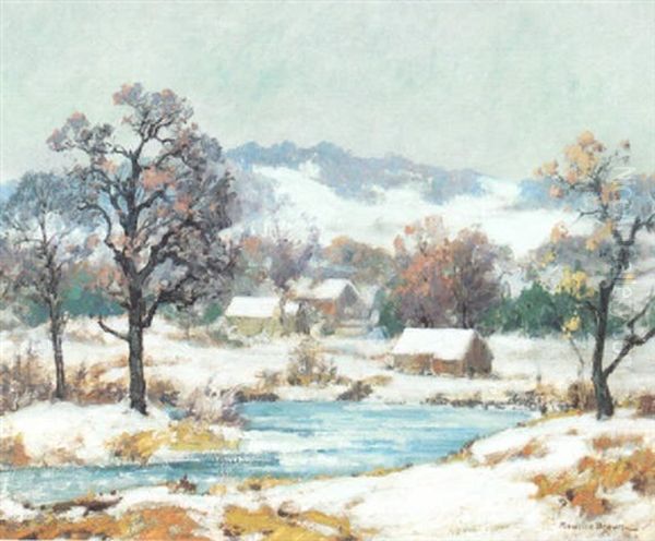 The First Snow (julian) Oil Painting by Maurice Braun