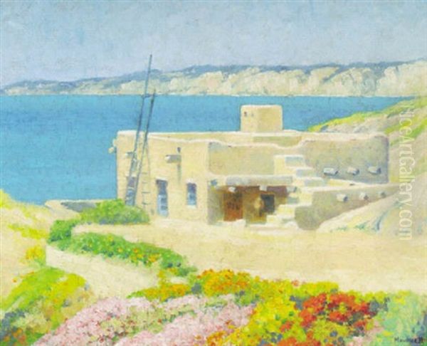 La Jolla Cove Oil Painting by Maurice Braun