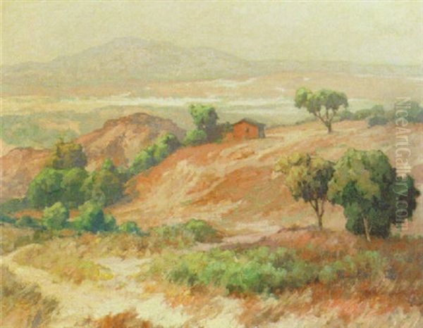 Little House On The Hill Oil Painting by Maurice Braun