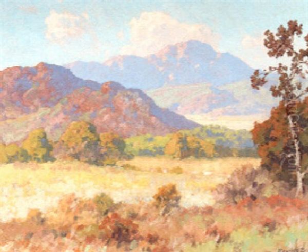 El Capitan, El Cajun Mountains Oil Painting by Maurice Braun