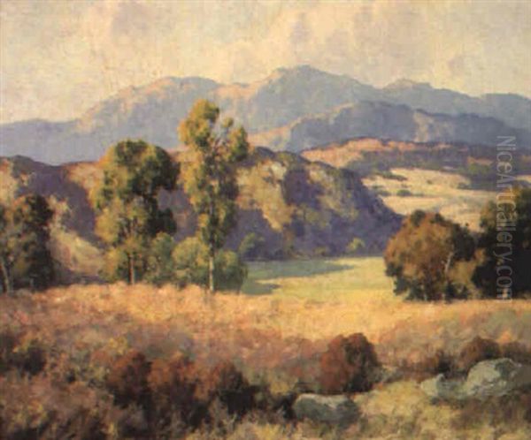 Mountain Landscape Oil Painting by Maurice Braun