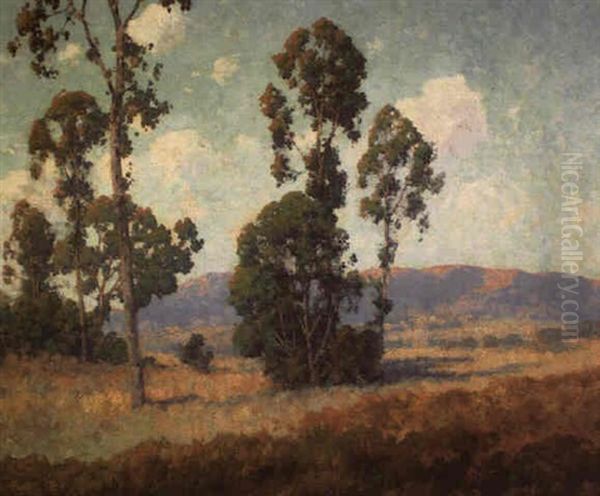 Eucalyptus Trees Oil Painting by Maurice Braun