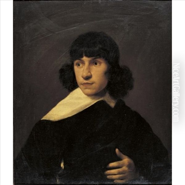 Portrait Of A Young Man Oil Painting by Jan De Bray