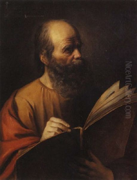 Un Evangeliste (saint Mathieu?) Oil Painting by Salomon de Bray