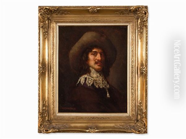 Portrait Of A Gentleman Oil Painting by William A. Breakspeare