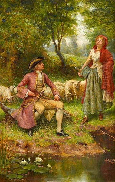 Das Rendezvous Oil Painting by William A. Breakspeare