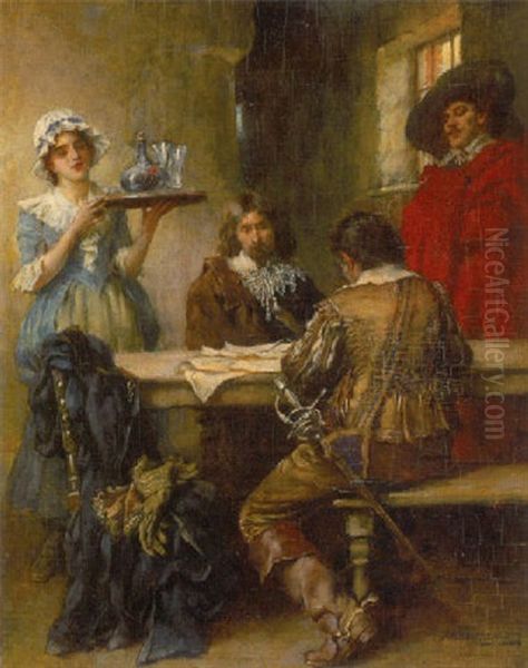 Historische Szene Oil Painting by William A. Breakspeare