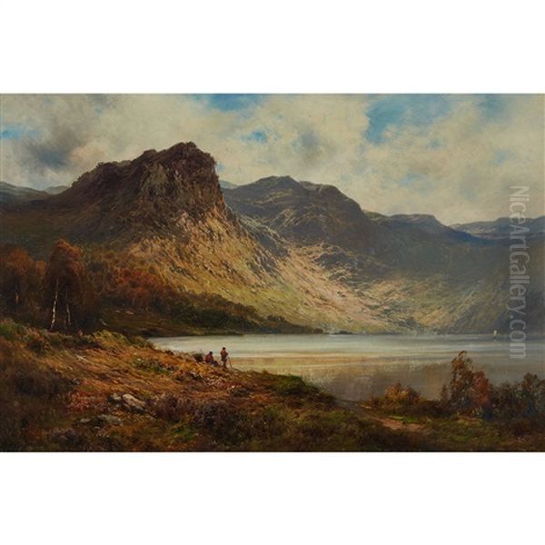 Ben-venue And The Trossachs Oil Painting by Alfred de Breanski Sr